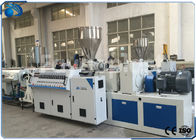 Doppelte Schraube PVC-Kunststoffrohr-Produktionsmaschine, Kunststoffplatte-Verdrängungs-Maschine
