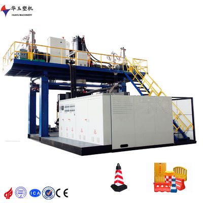 100L Small Barrel Plastic Road Barrier Blow Molding Machine 700kg/H