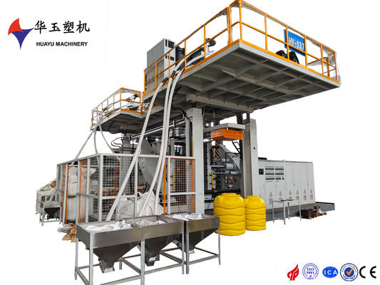 HUAYU 1000L 2LAYERS Schlagformmaschine 62 KW Heizleistung für die Herstellung großer Kunststoffbehälter
